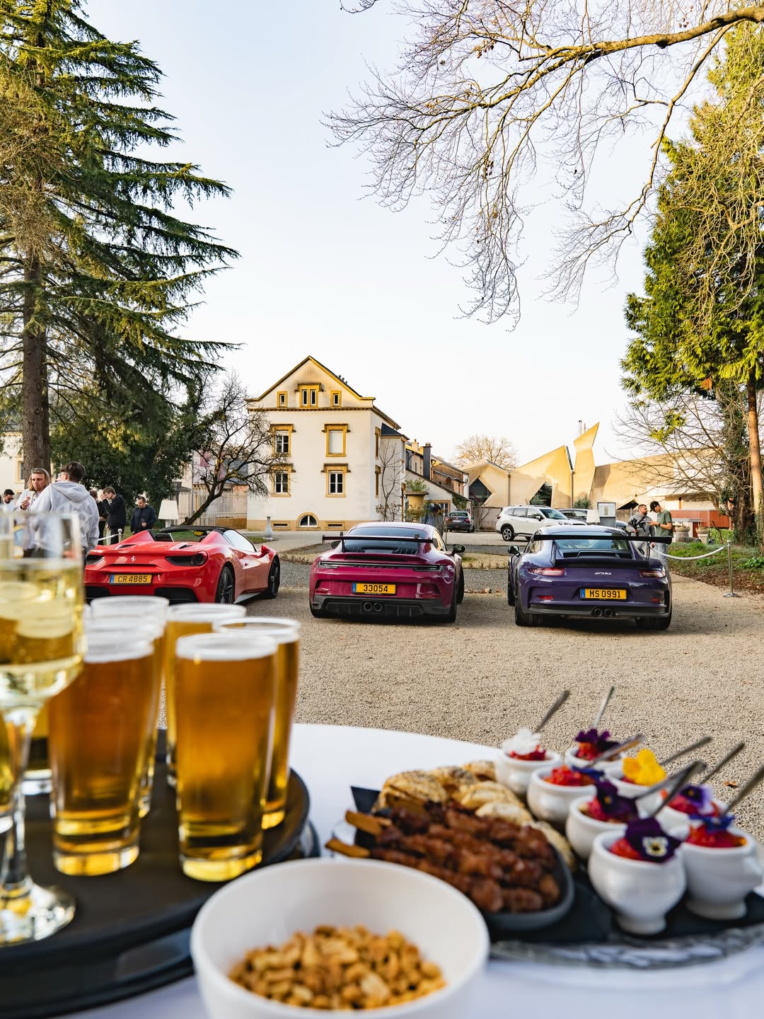 Placeholder photo cars and coffee